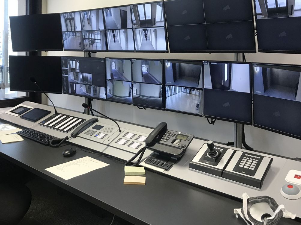 Strafjustizzentrum Nürnberg Zentrale Videoüberwachung