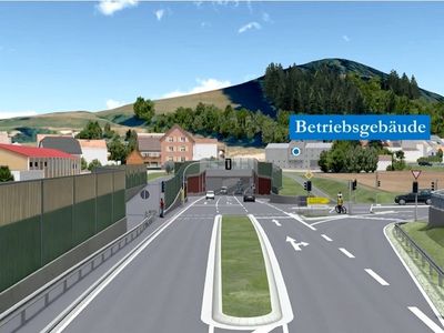Visualisierung Brandbergtunnel