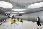 U6 Bahnhof Martinsried 3D-Visualisierung