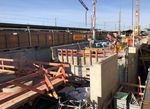 Baustellenfoto Betonarbeiten Mobilitätsdrehscheibe Augsburger Hauptbahnhof