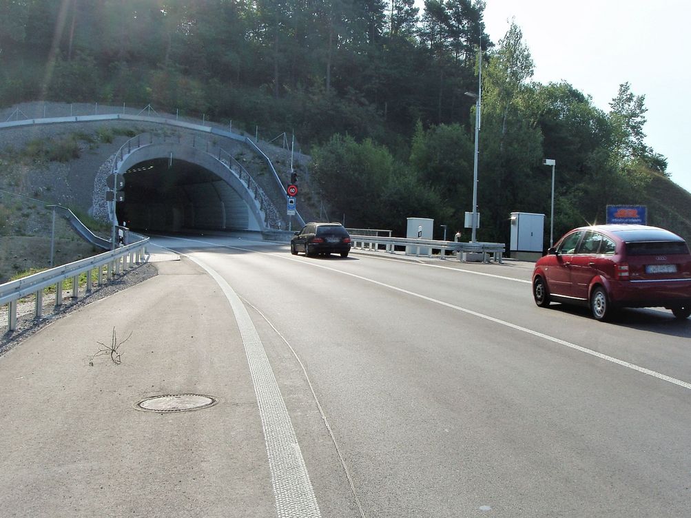 Tunnel Nordumfahrung Darmsheim Eingangsportal